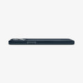  ACS06546 - iPhone 15 Pro Max Case Thin Fit in metal slate showing the side