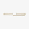 ACS06551 - iPhone 15 Pro Max Case Thin Fit in mute beige showing the bottom