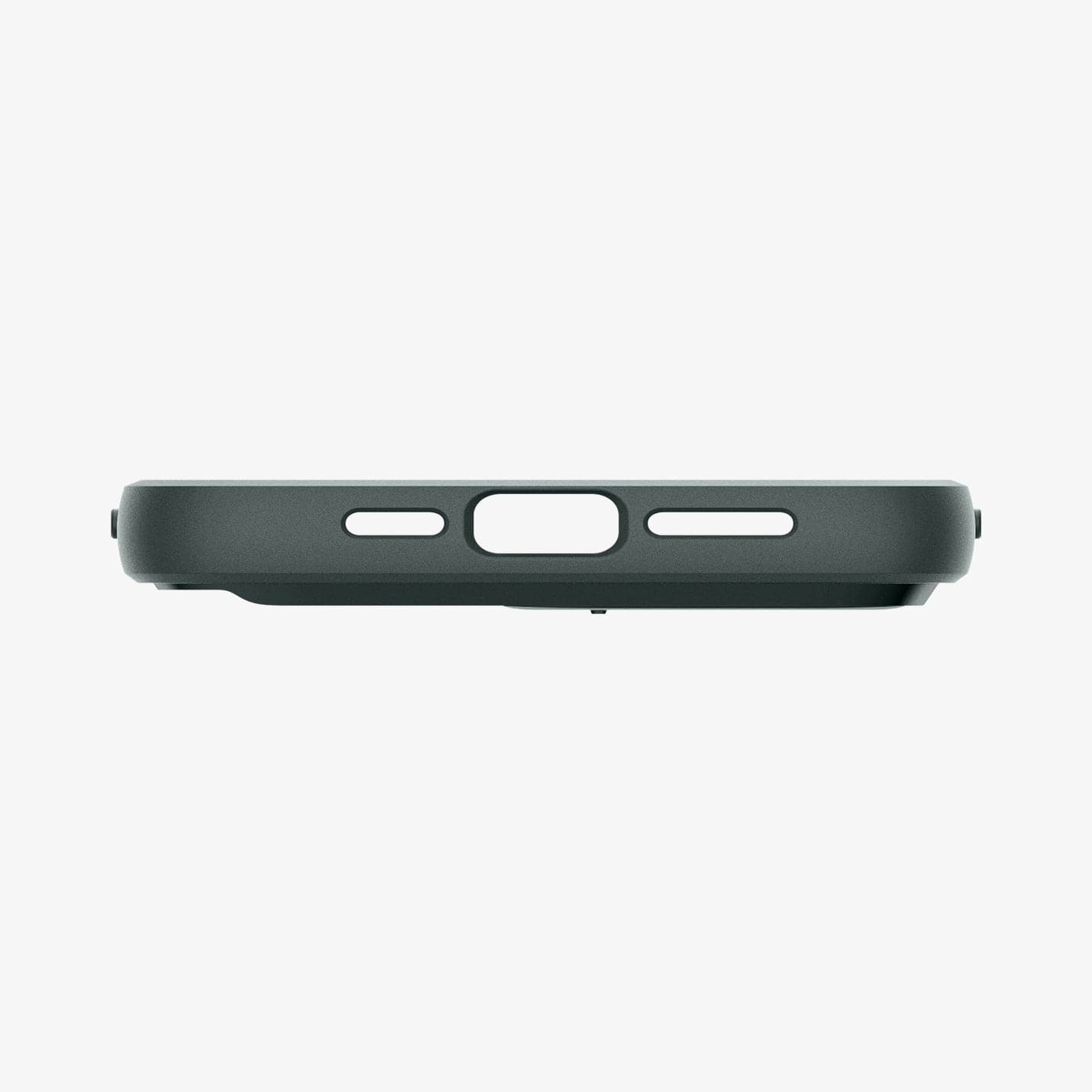 ACS06600 - iPhone 15 Pro Max Case Optik Armor (MagFit) in abyss green showing the bottom