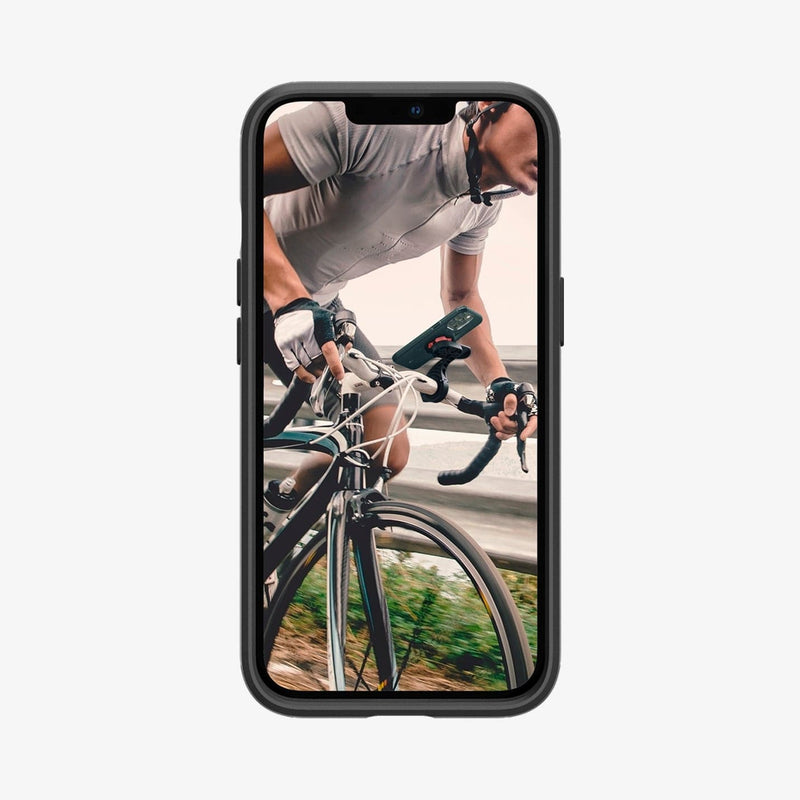 ACS03742 - iPhone 13 Pro Bike Mount Case + Gearlock MF100 showing the front