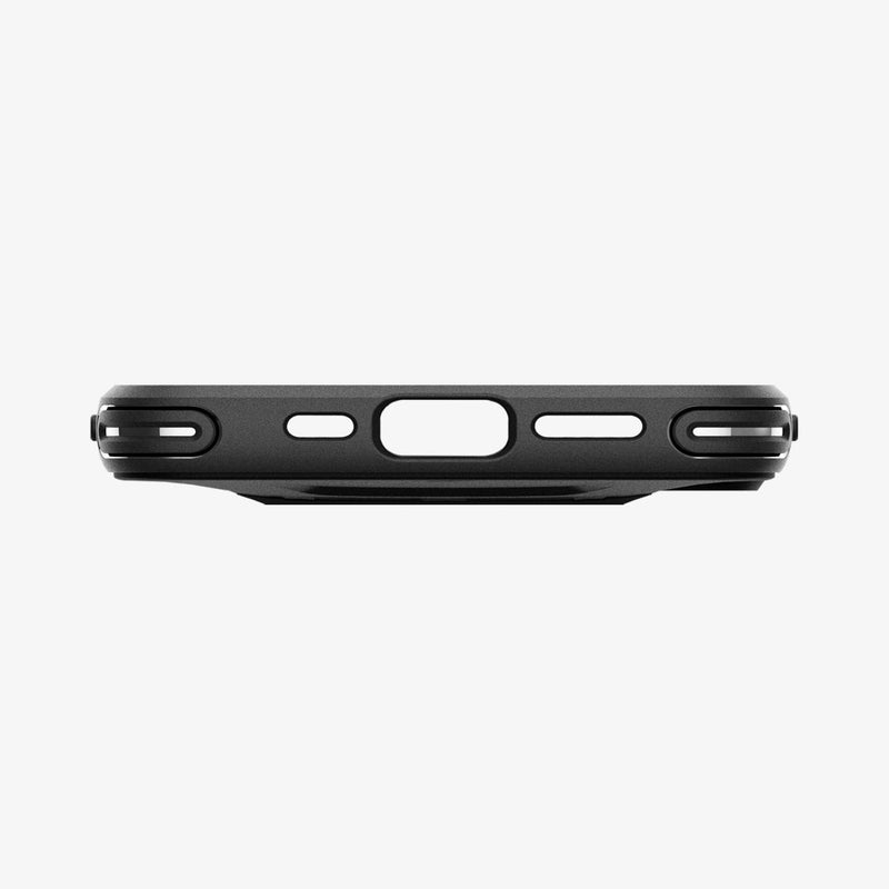 ACS03742 - iPhone 13 Pro Bike Mount Case + Gearlock MF100 showing the bottom with precise cutouts