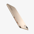 042CS20732 - iPhone 8 Series Thin Fit Case in Champagne Gold showing the back and partial side