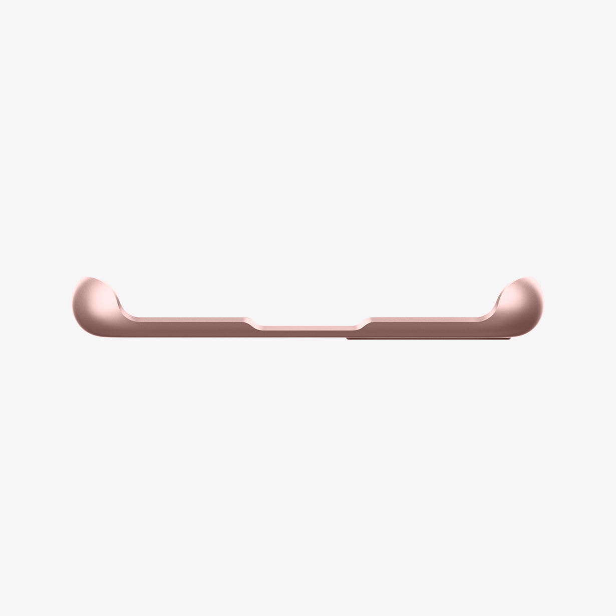 042CS20429 - iPhone SE Thin Fit case in rose gold showing the bottom