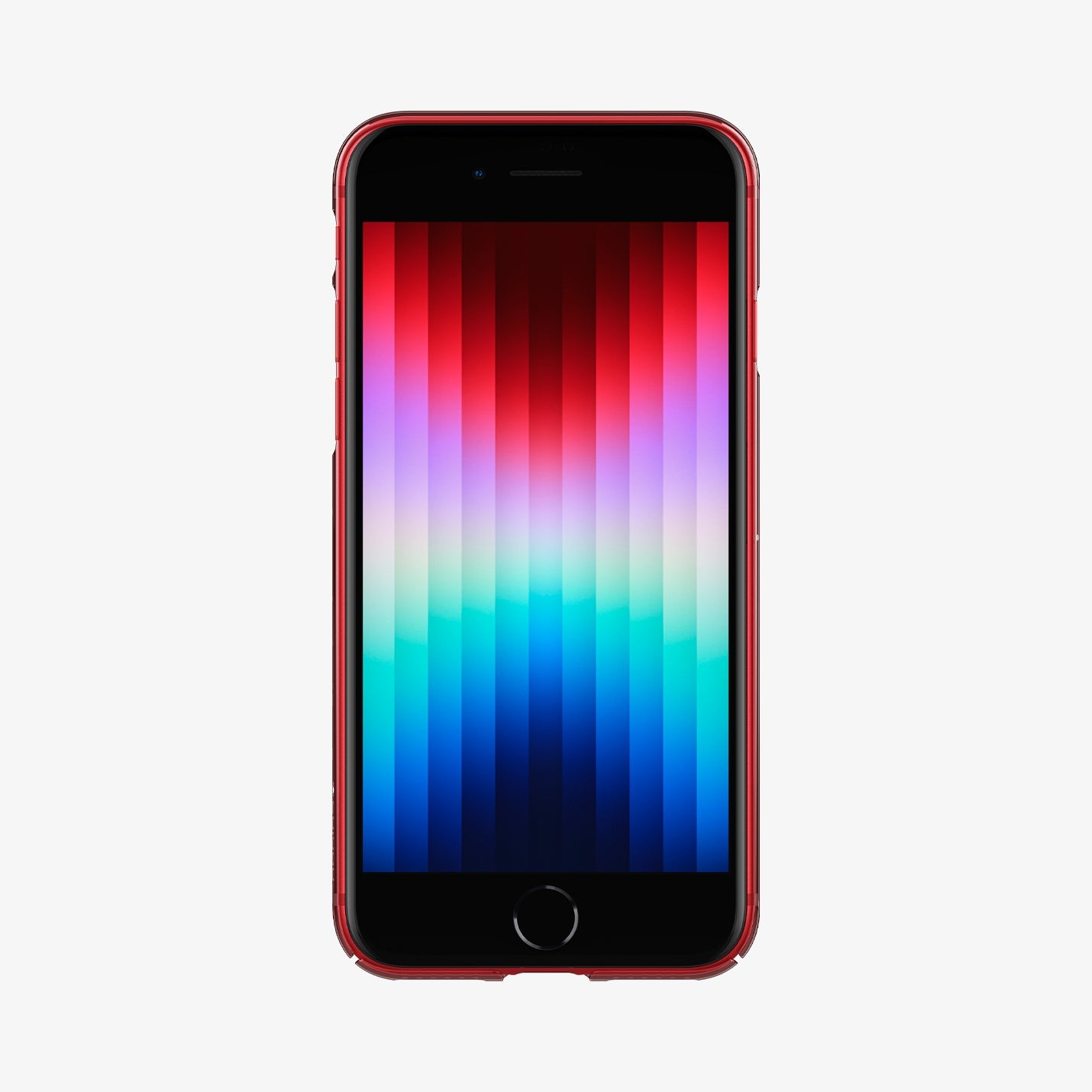 ACS04356 - iPhone SE Air Skin Case in crystal clear showing the front