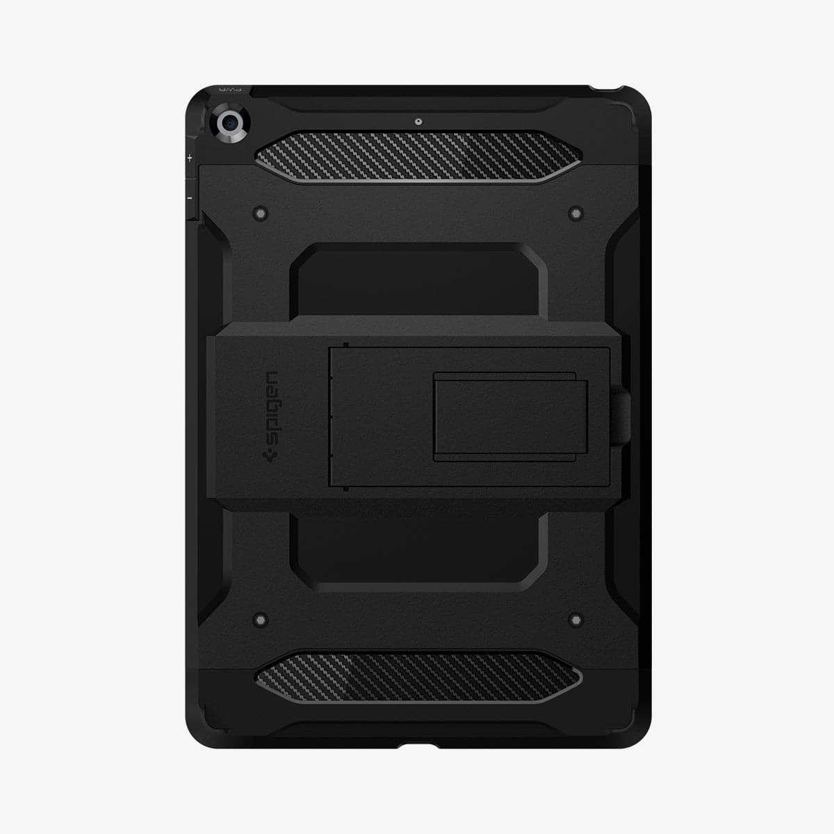 ACS00377 - iPad 10.2" Case Tough Armor Tech in black showing the back