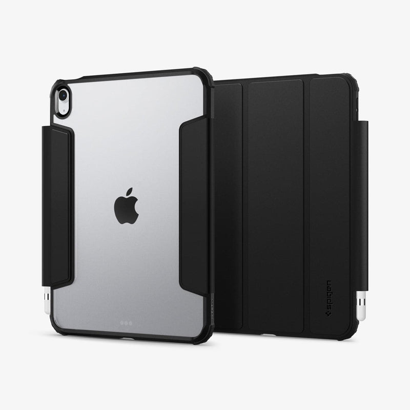 ACS05416 - iPad 10.9" Case Ultra Hybrid Pro in black showing the back and front