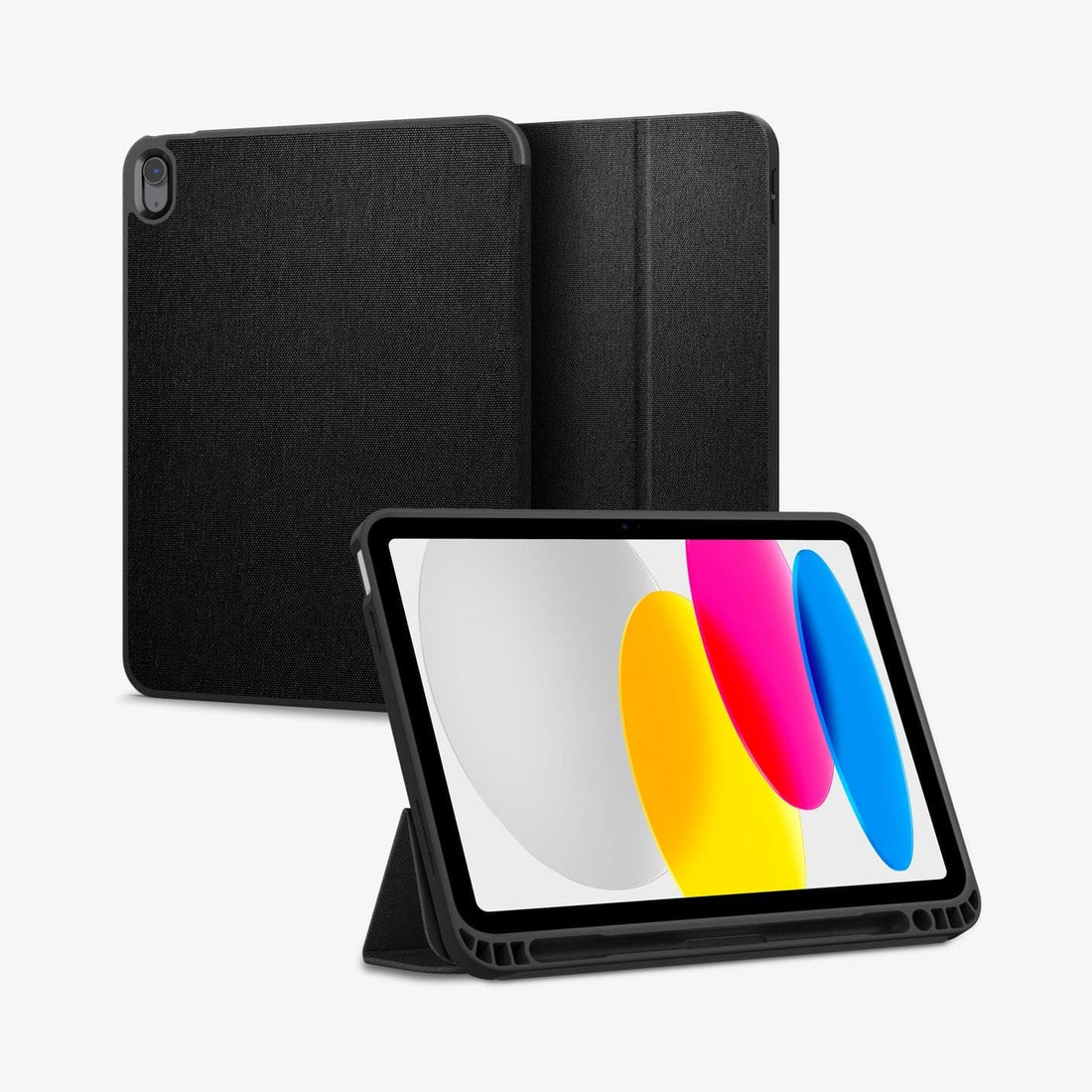 ACS05306 - iPad 10.9" Case Urban Fit in black showing the front and back