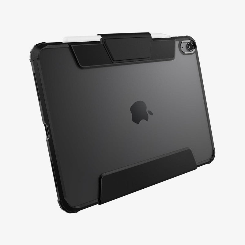 ACS02697 - iPad Air 10.9" (2022 / 2020) Case Ultra Hybrid Pro in black showing the back and bottom