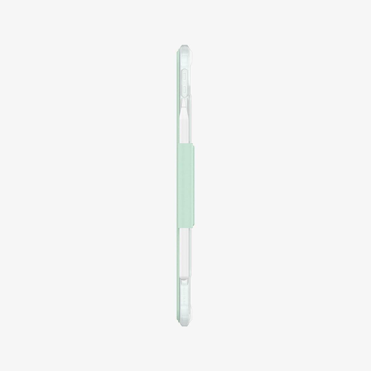 ACS02700 - iPad Air 10.9" (2022 / 2020) Case Ultra Hybrid Pro in green showing the side with volume controls
