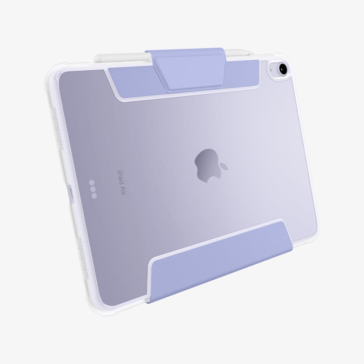 ACS04567 - iPad Air 10.9" (2022 / 2020) Case Ultra Hybrid Pro in lavender showing the back and bottom