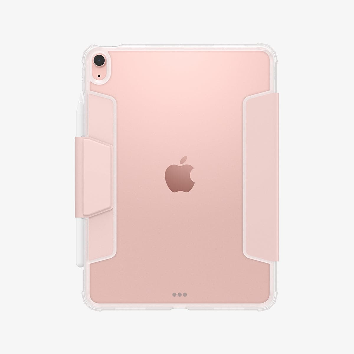 ACS02699 - iPad Air 10.9" (2022 / 2020) Case Ultra Hybrid Pro in rose gold showing the back