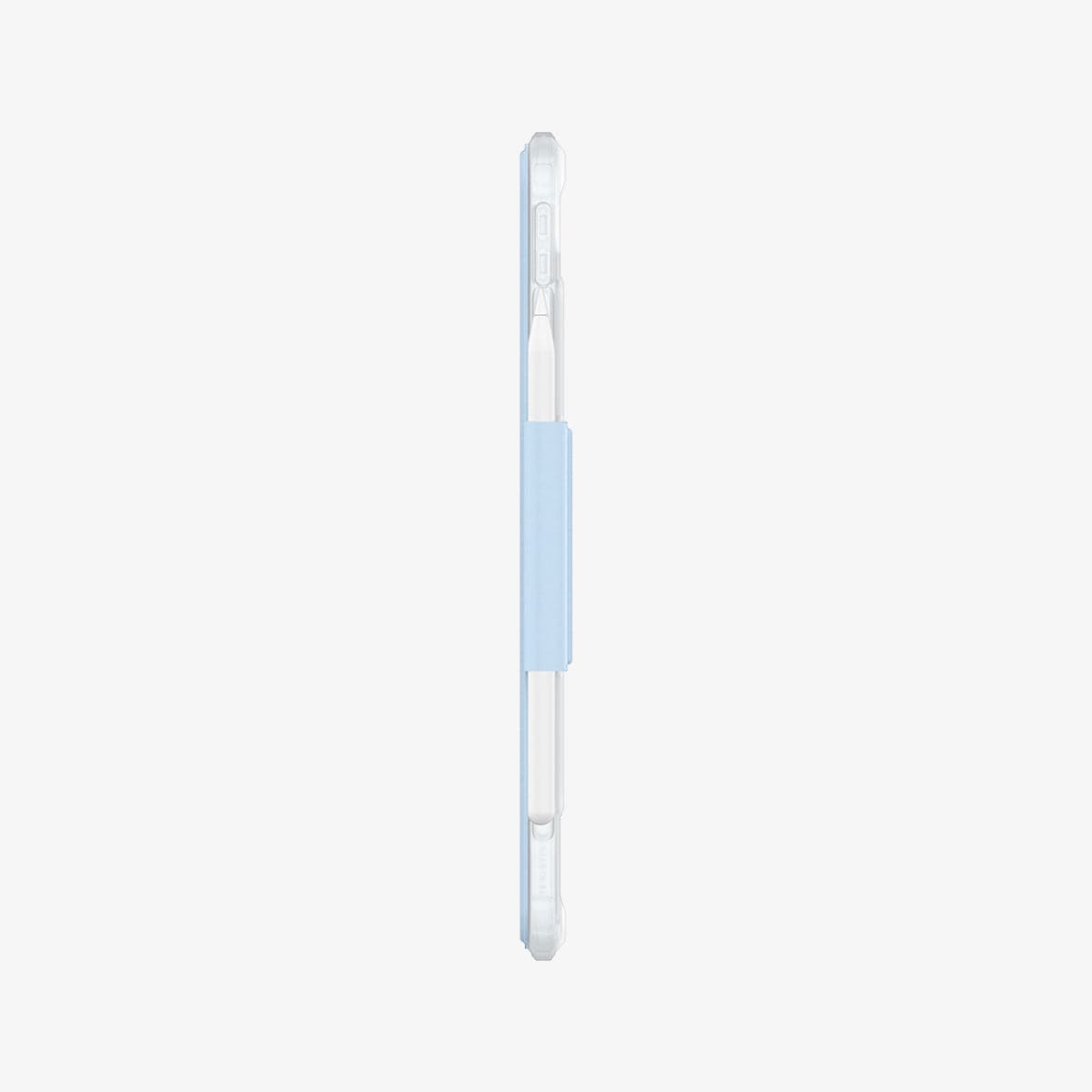 ACS02698 - iPad Air 10.9" (2022 / 2020) Case Ultra Hybrid Pro in sky blue showing the side with volume controls