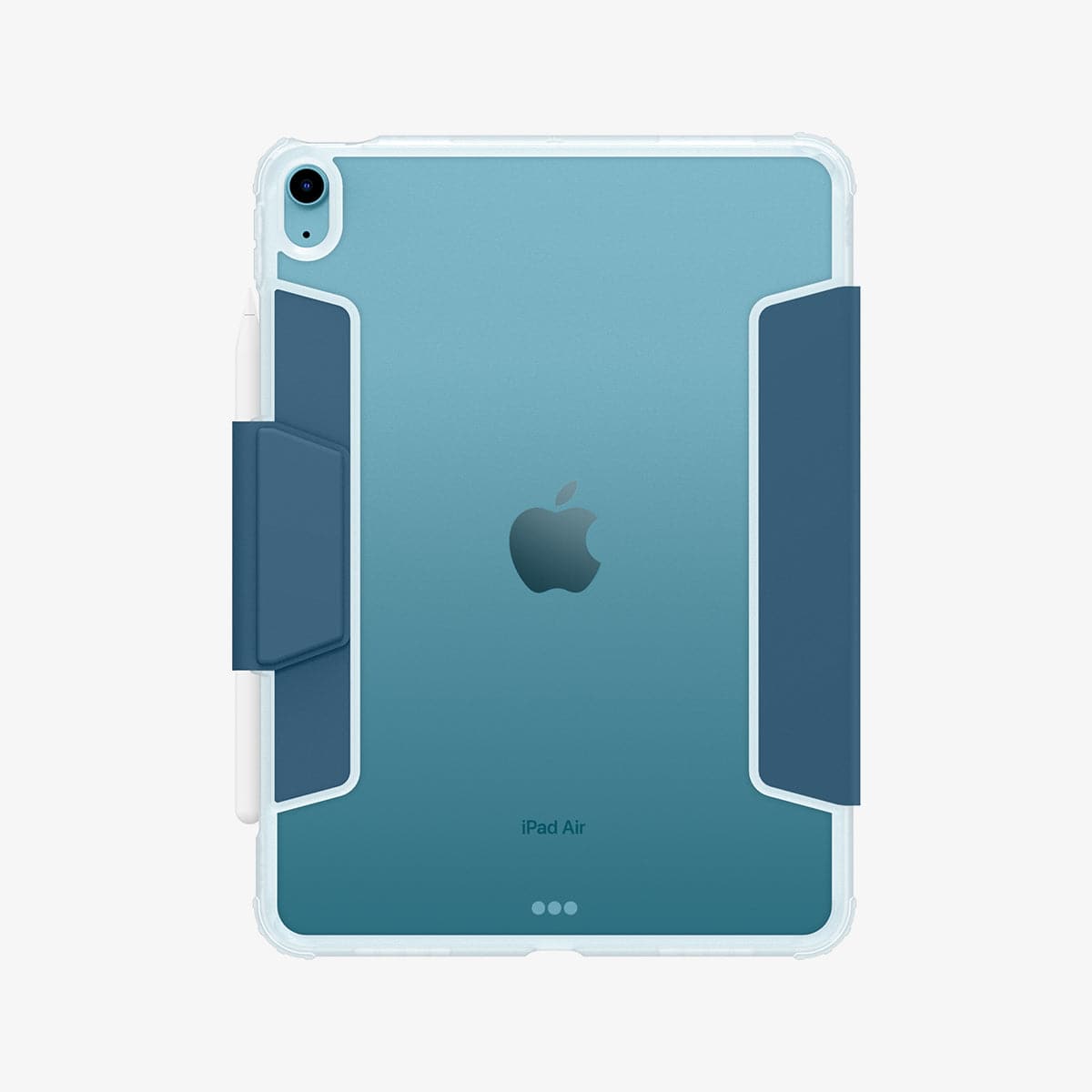 ACS04568 - iPad Air 10.9" (2022 / 2020) Case Ultra Hybrid Pro in teal blue showing the back