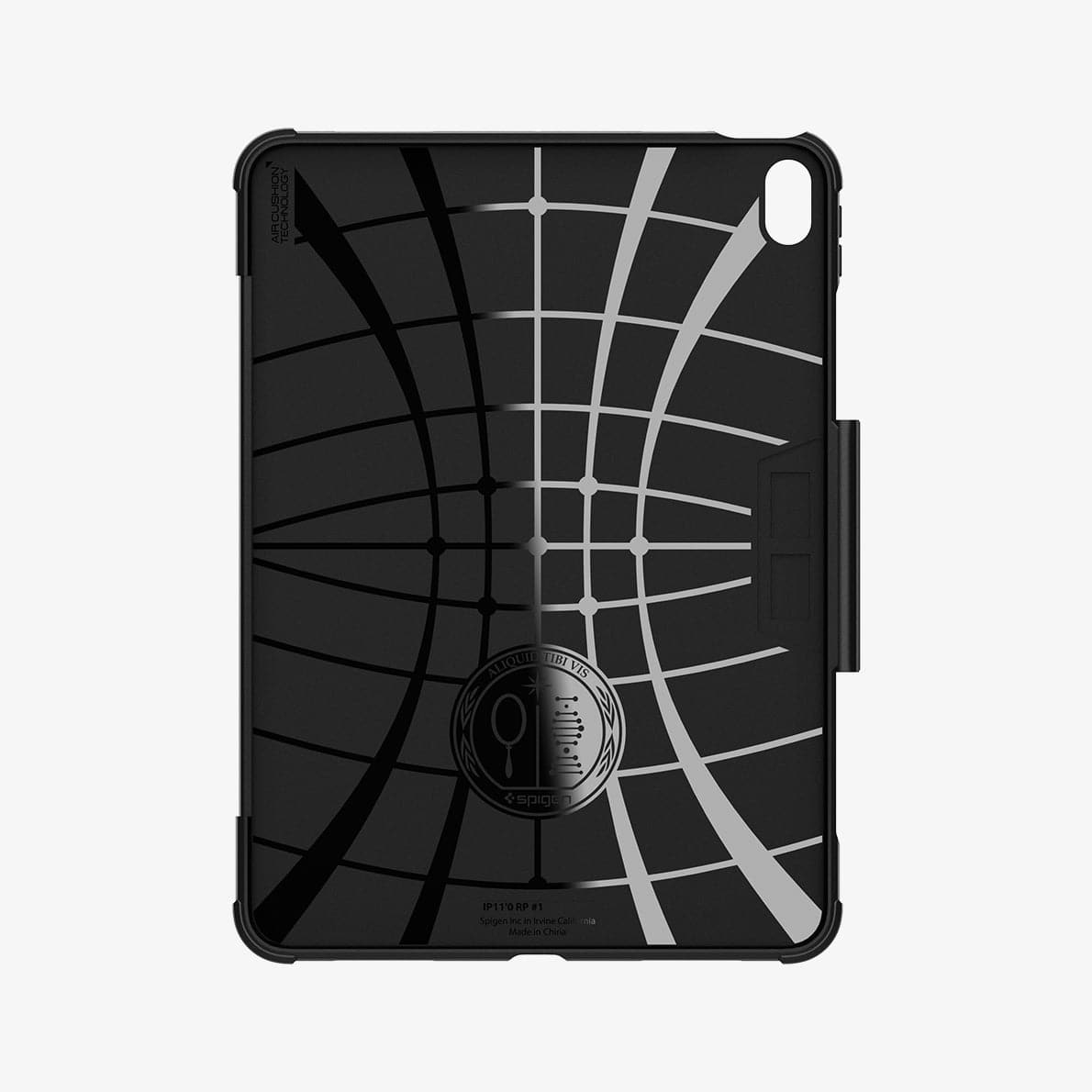 ACS02054 - iPad Air 10.9" (2022 / 2020) Case Rugged Armor Pro in black showing the inside without device