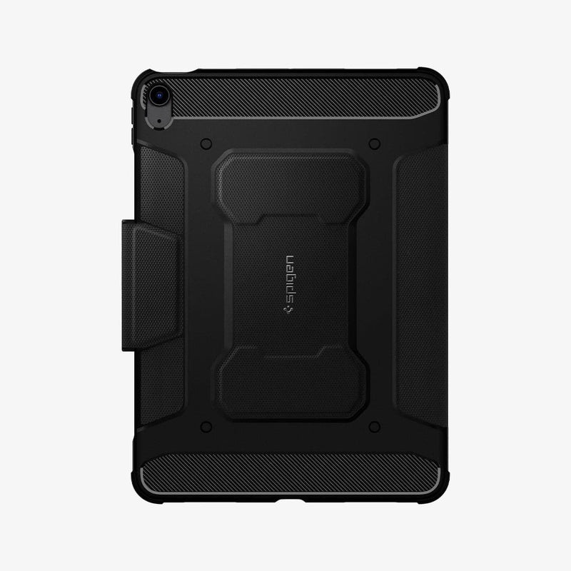 ACS02054 - iPad Air 10.9" (2022 / 2020) Case Rugged Armor Pro in black showing the back