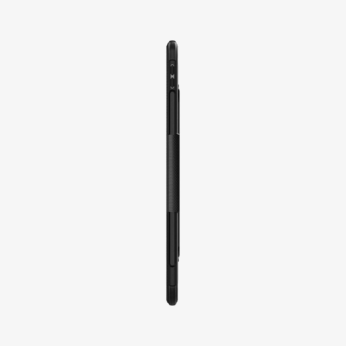 ACS02054 - iPad Air 10.9" (2022 / 2020) Case Rugged Armor Pro in black showing the side with volume controls