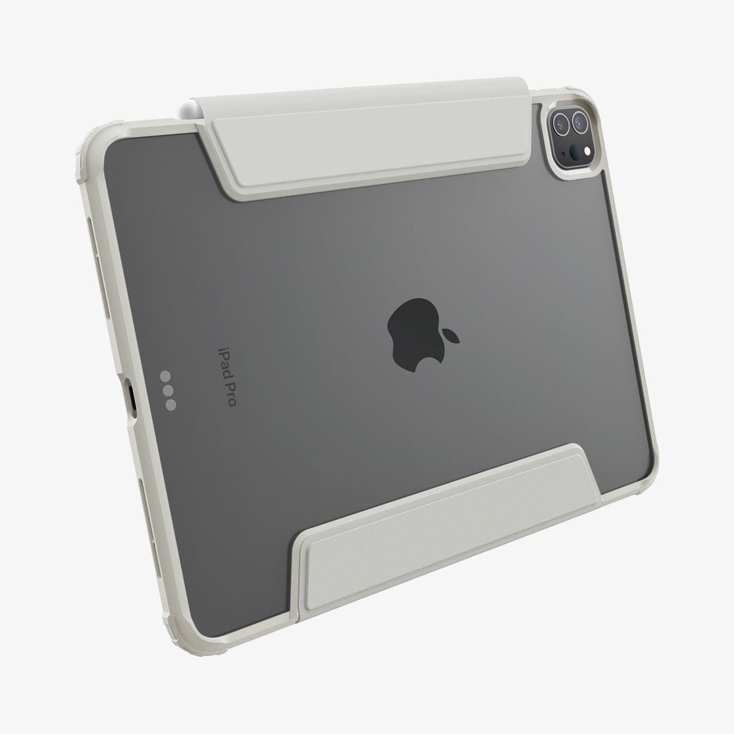 ACS06075 - iPad Pro 11" Case Air Skin Pro in gray showing the back and bottom