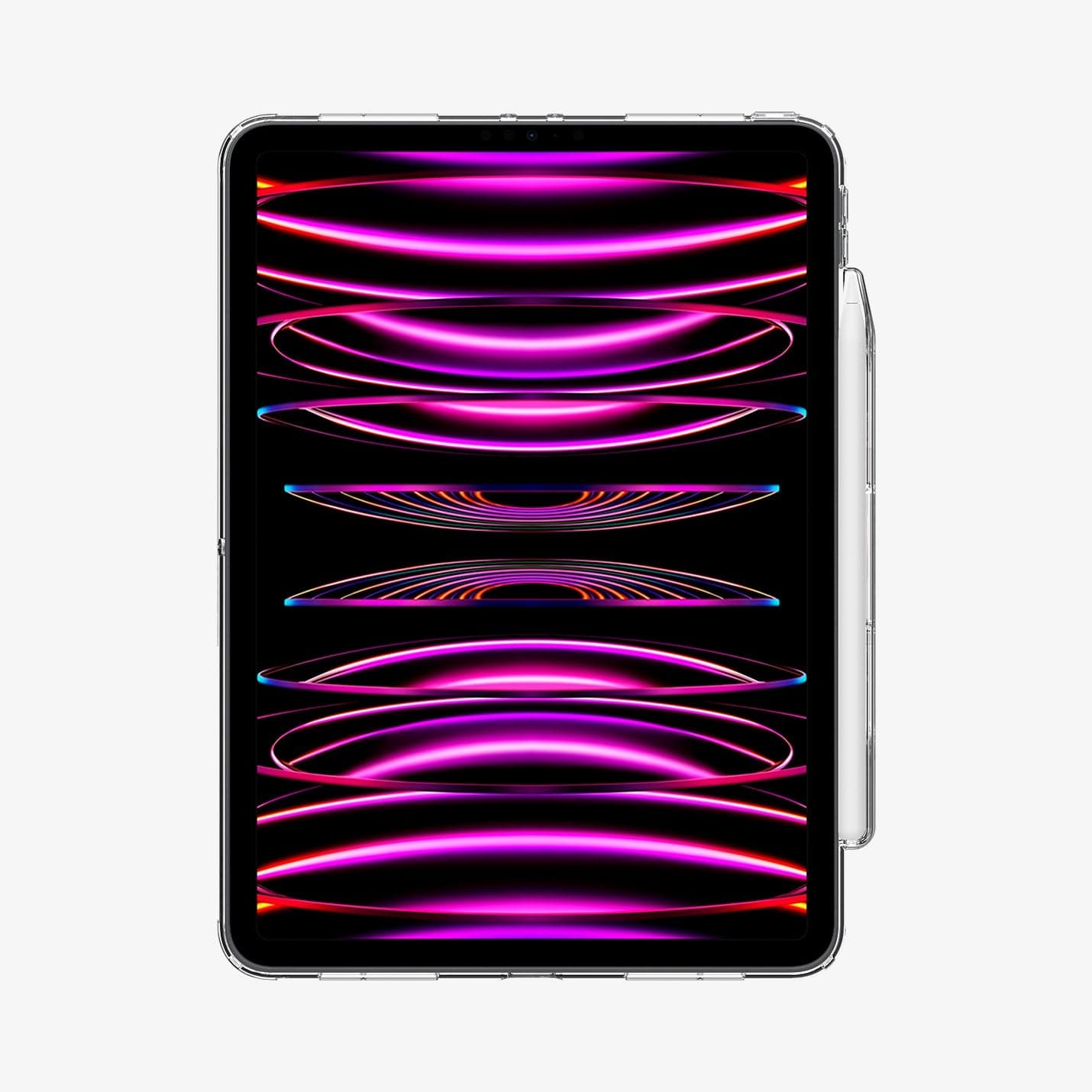 ACS05448 - iPad Pro 11" Case Air Skin Hybrid S in crystal clear showing the front