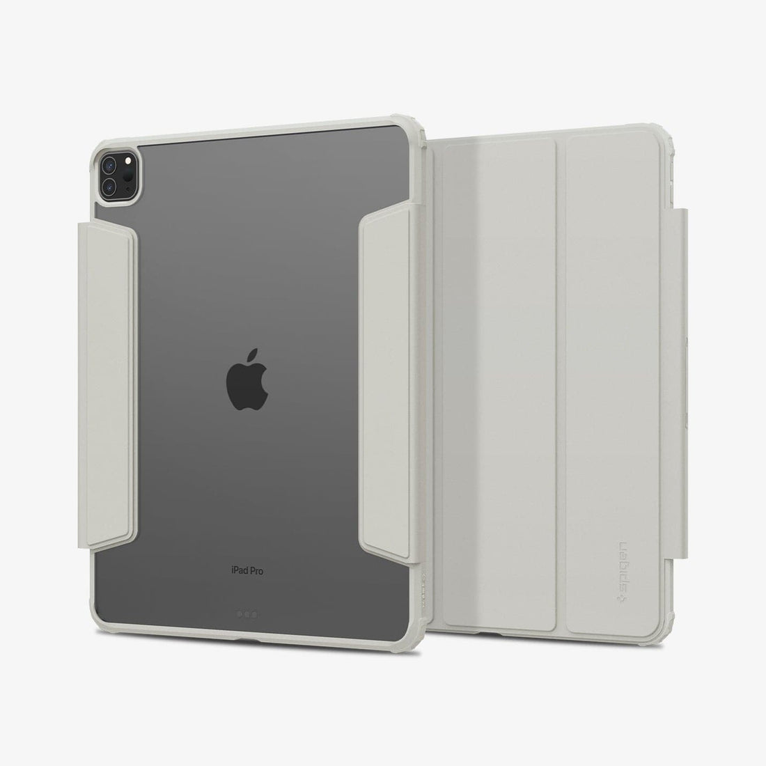 ACS06076 - iPad Pro 12.9" Case Air Skin Pro in gray showing the front and back