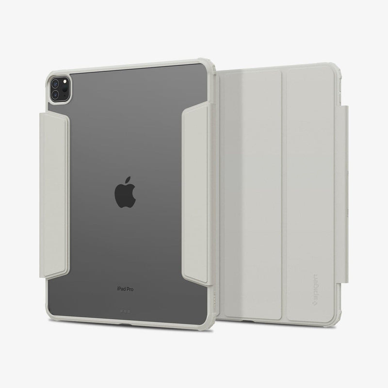  ACS06076 - iPad Pro 12.9" Case Air Skin Pro in gray showing the back and front