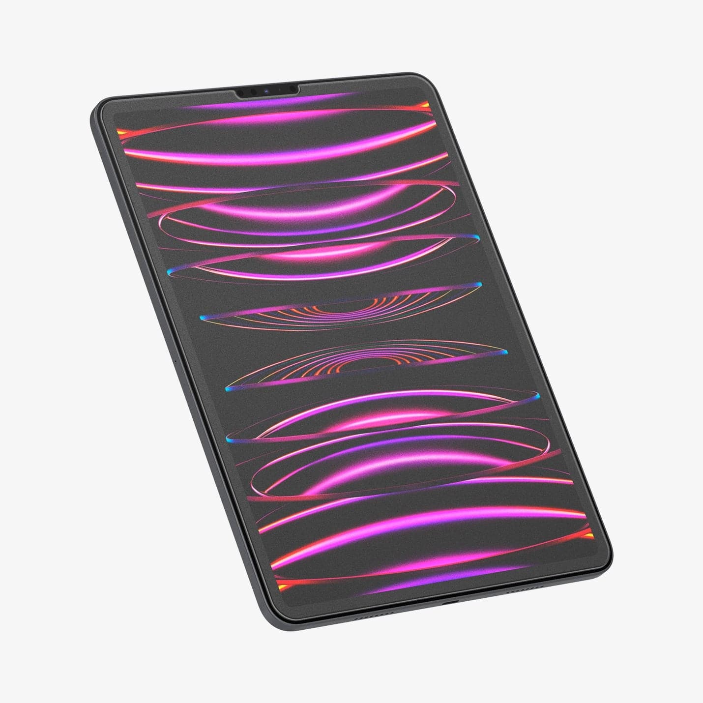 AGL06349 - iPad Pro 12.9" (2022/2021) Screen Protector Paper Touch EZ Fit showing the front and partial side