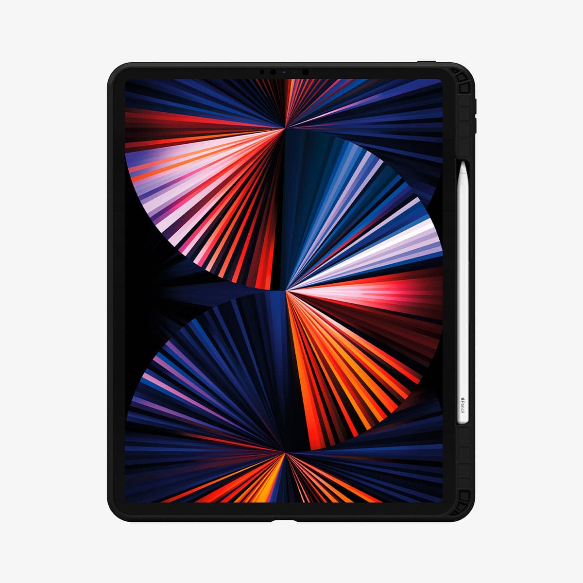 ACS02881 - iPad Pro 12.9" Case Tough Armor Pro in black showing the front