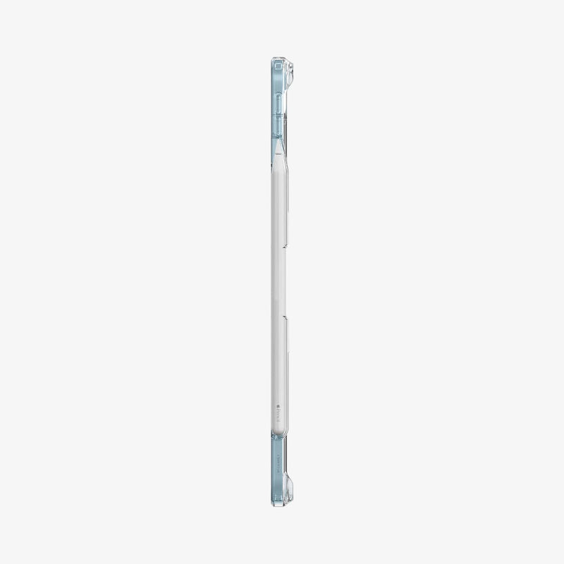 ACS05266 - iPad Air 10.9" Case Air Skin Hybrid in crystal clear showing the side with pen in slot