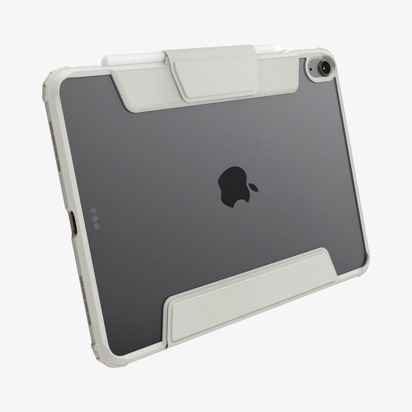 ACS06074 - iPad Air 10.9" Case Air Skin Pro in gray showing the back and partial bottom