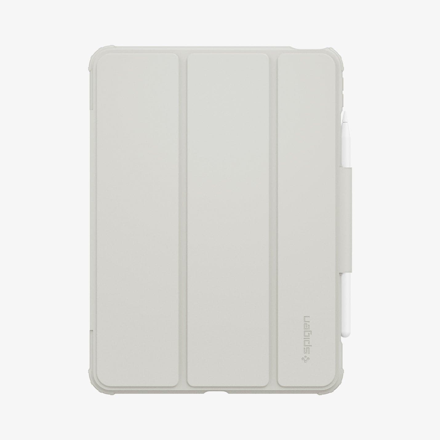 ACS06074 - iPad Air 10.9" Case Air Skin Pro in gray showing the front with pen in slot