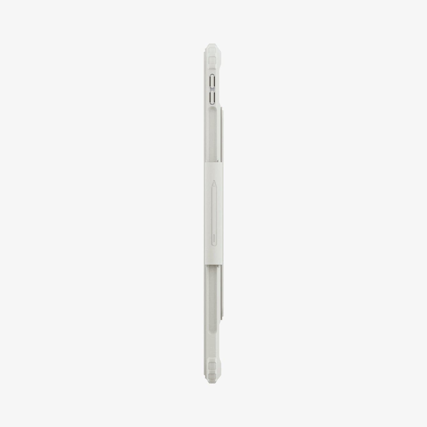 ACS06074 - iPad Air 10.9" Case Air Skin Pro in gray showing the side with volume controls