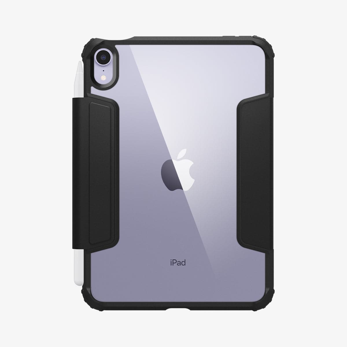 ACS03765 iPad Mini 6 Case Ultra Hybrid Pro in black showing the back
