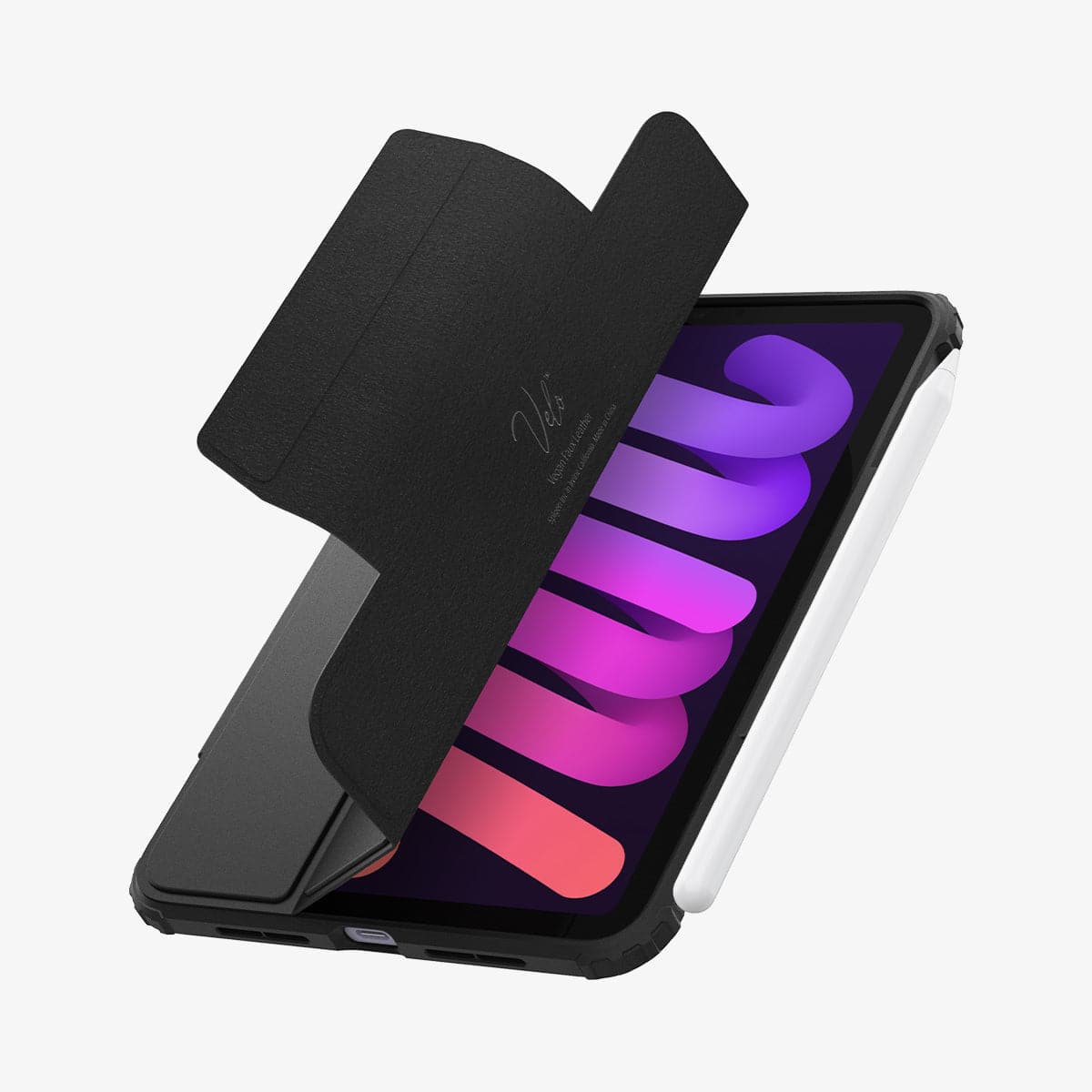 ACS03765 - iPad Mini 6 Case Ultra Hybrid Pro in black showing the front ...