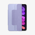 ACS03897 - iPad Mini 6 Case Ultra Hybrid Pro in lavender showing the front with cover slightly open