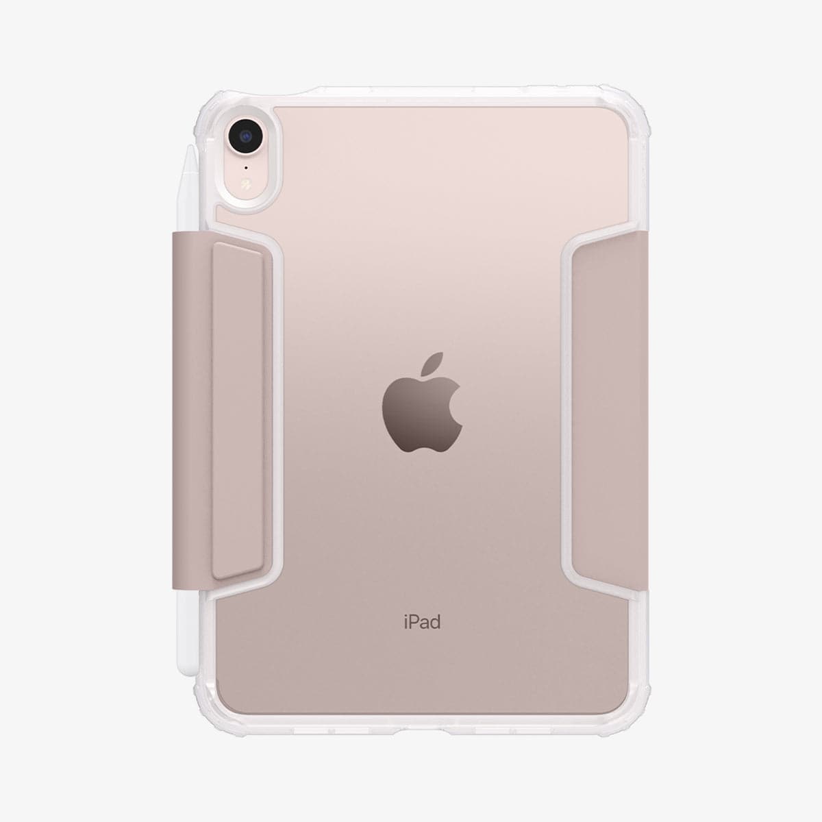 ACS03896 - iPad Mini 6 Case Ultra Hybrid Pro in rose gold showing the back