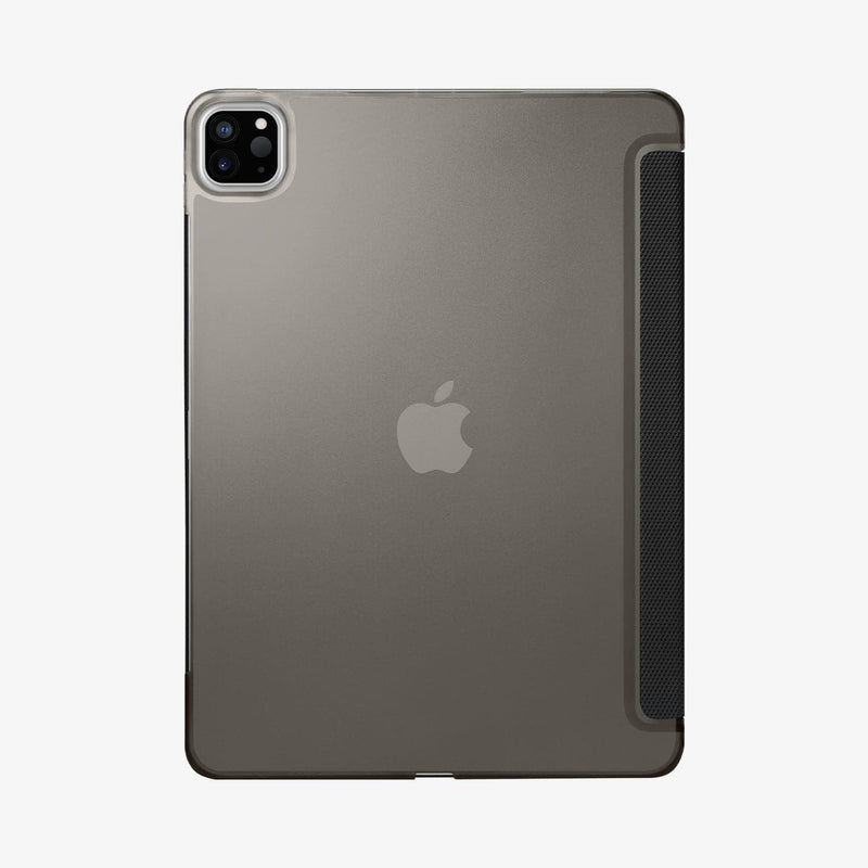 ACS02884 - iPad Pro 12.9" (2022/2021) Case Liquid Air Folio in black showing the back