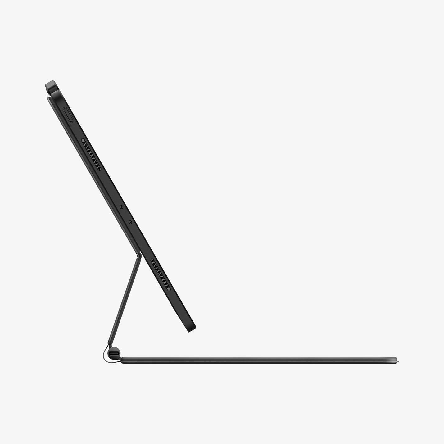 ACS05468 iPad Pro 12.9" Case Thin Fit Pro in black showing the side