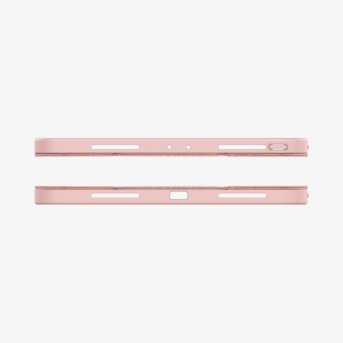 ACS01055 - iPad Pro 11" Case Urban Fit in rose gold showing the top and bottom with precise cutouts