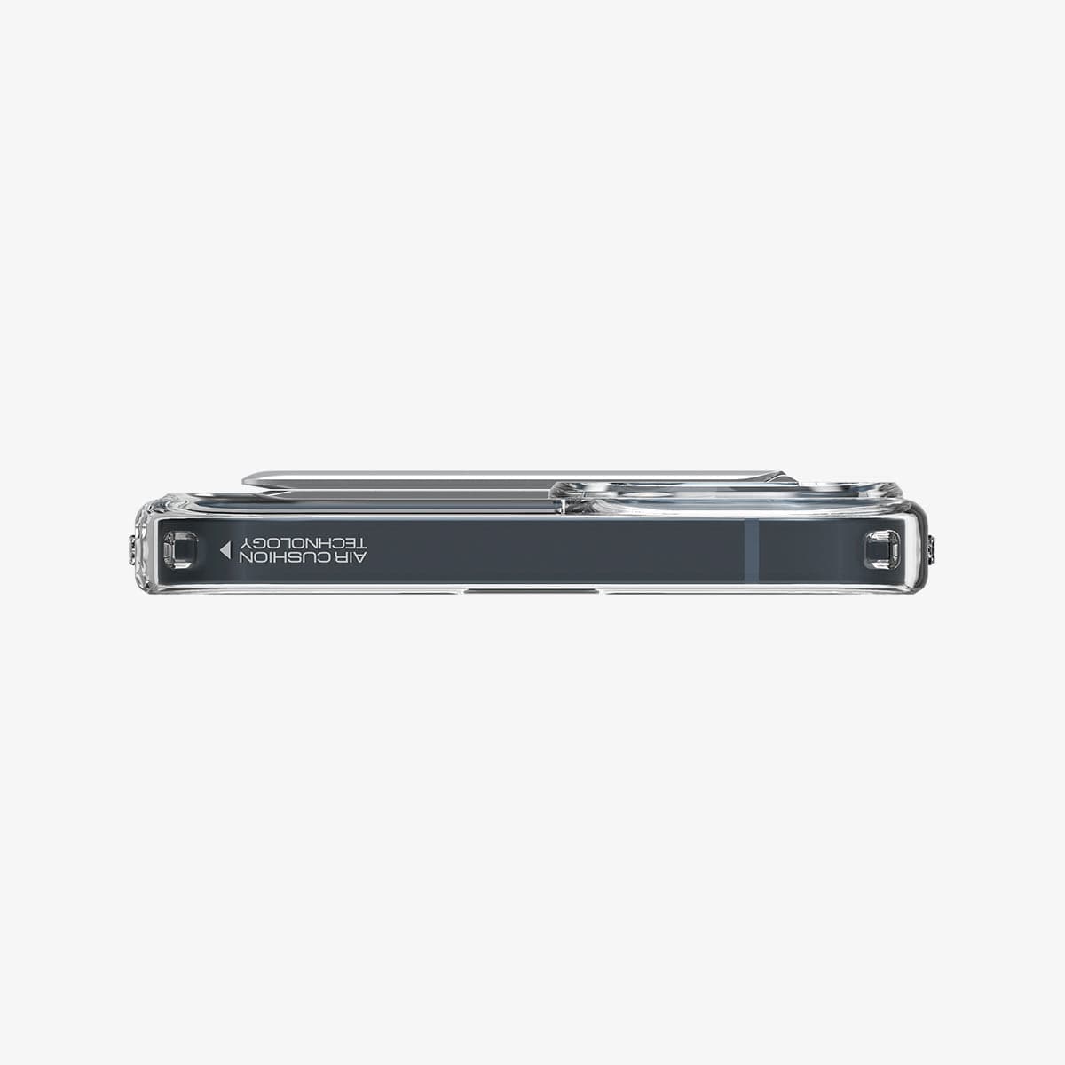 ACS05051 - iPhone 14 Case Ultra Hybrid S in crystal clear showing the top
