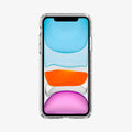 076CS27181 - iPhone 11 Case Liquid Crystal Glitter in crystal quartz showing the front