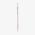 076CS27182 - iPhone 11 Case Liquid Crystal Glitter in rose quartz showing the side with volume controls