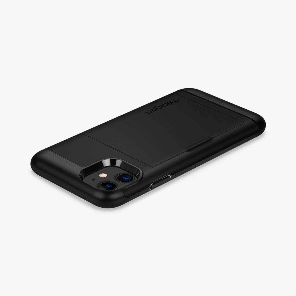 076CS27435 iPhone 11 Case Slim Armor CS in black showing the back, side and top