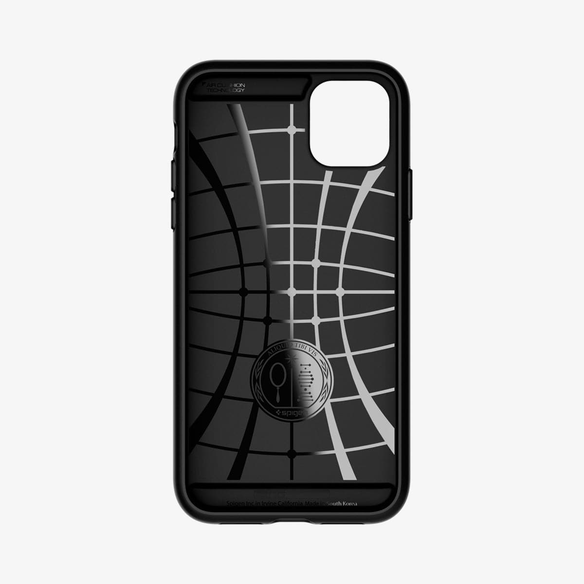 076CS27435 iPhone 11 Case Slim Armor CS in black showing the inside