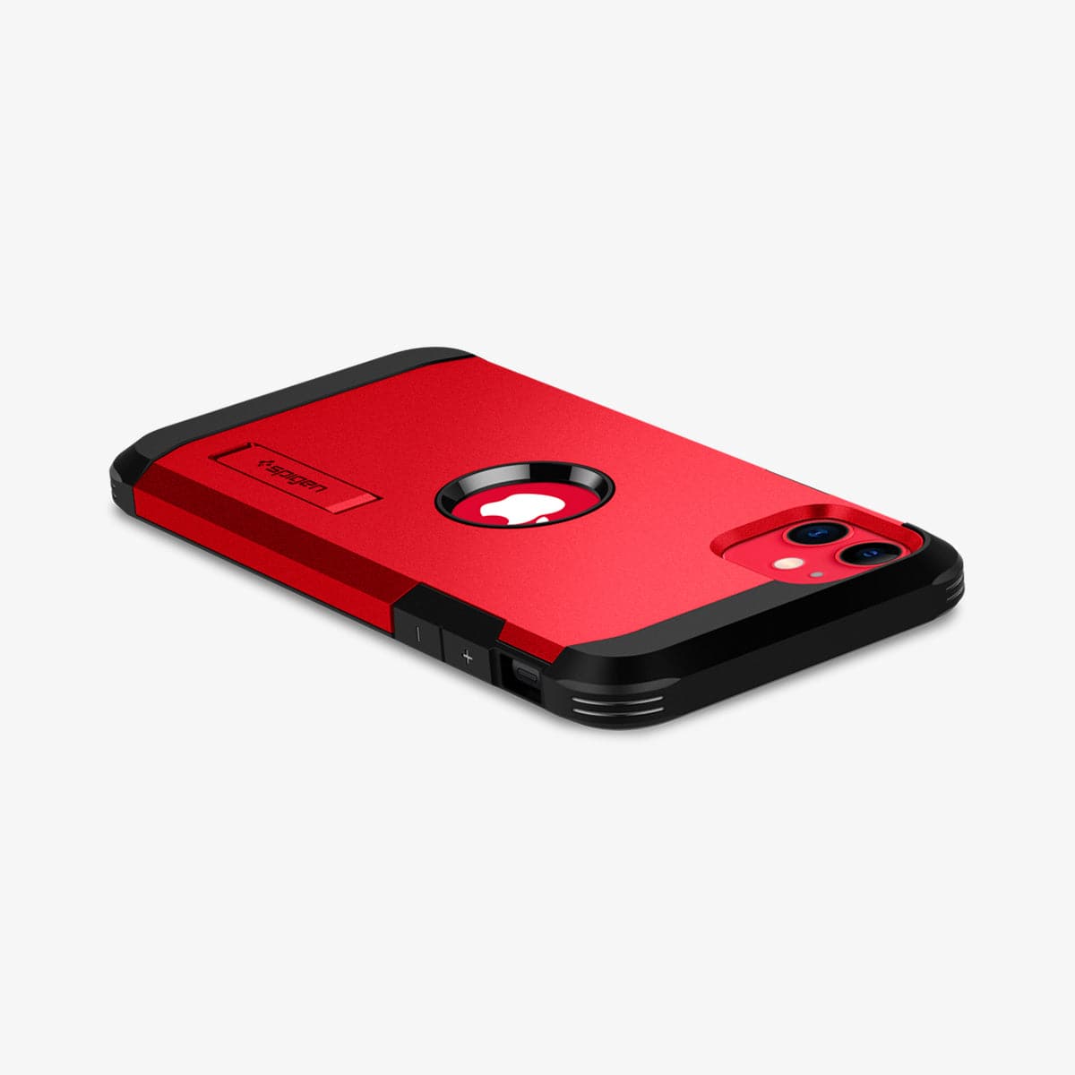 ACS00408 - iPhone 11 Case Tough Armor XP in red showing the back, side and top