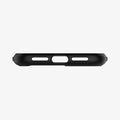 076CS27186 - iPhone 11 Case Ultra Hybrid in black showing the bottom with precise cutouts