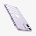 076CS27185 - iPhone 11 Case Ultra Hybrid in crystal clear showing the back, side and top