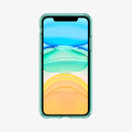 ACS00406 - iPhone 11 Case Ultra Hybrid in green crystal showing the front