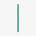 ACS00406 - iPhone 11 Case Ultra Hybrid in green crystal showing the side with volume controls