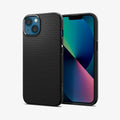 ACS03315 - iPhone 13 Mini Case Liquid Air in black showing the back and front