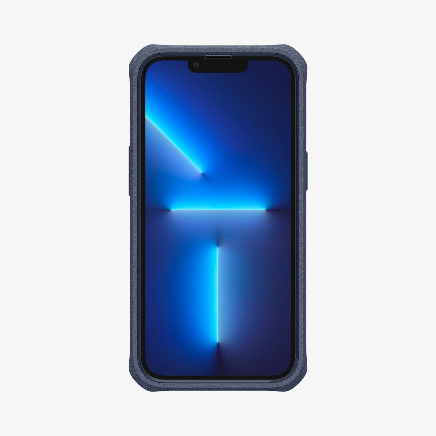 ACS03234 - iPhone 13 Pro Max Case Geo 360 in navy blue showing the front