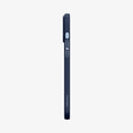 ACS03202 - iPhone 13 Pro Max Case Liquid Air in navy blue showing the side with volume controls
